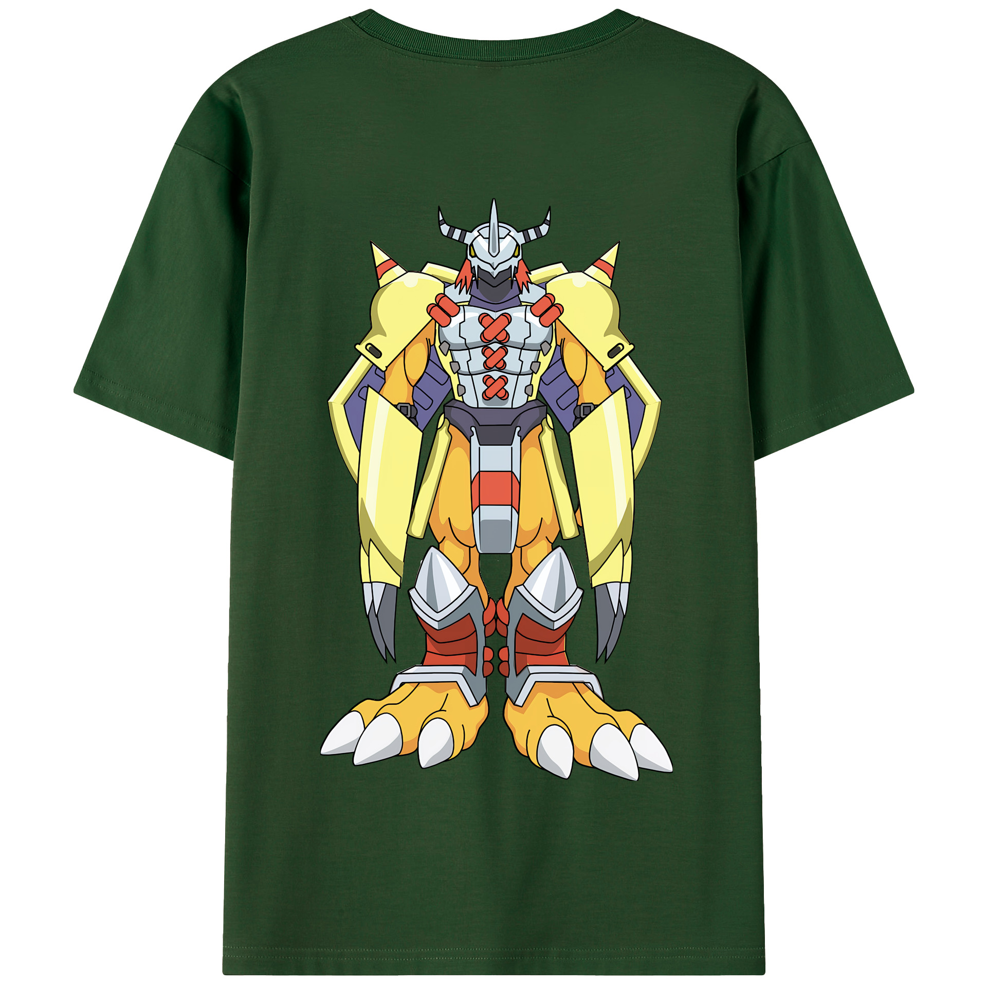 （画像用） Digimon デジタルモンスター/デジモン 綿100％半袖Tシャツ（背面プリント）